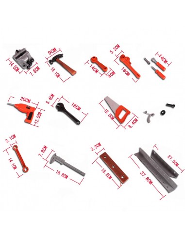 Warsztat majsterkowicza dla dzieci narzędzia