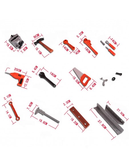 Warsztat majsterkowicza dla dzieci narzędzia