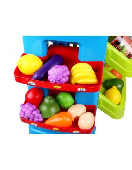 Sklep stragan kasa do zabawy w sklepik wózek