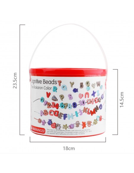 DREWNIANE PUZZLE EDUKACYJNE KLOCKI Alfabet