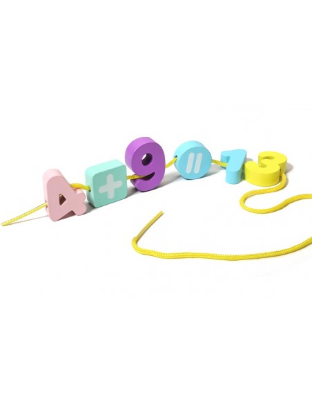 Drewniana UKŁADANKA MONTESSORI rybki kulki