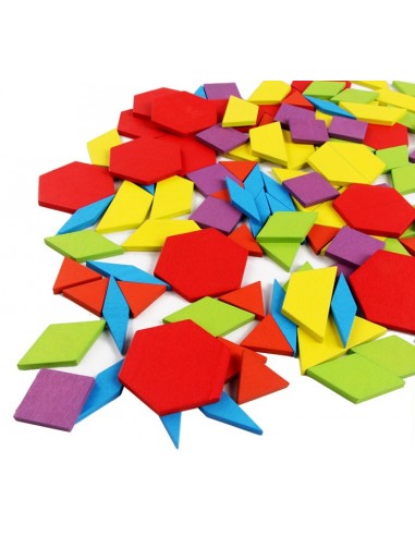 Gra układanka klocki puzzle drewniane Montessori