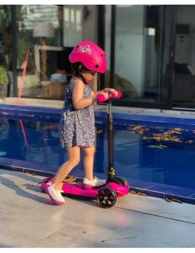 KASK REGULOWANY RÓŻOWY na hulajnoga rolki deskorolka rower 