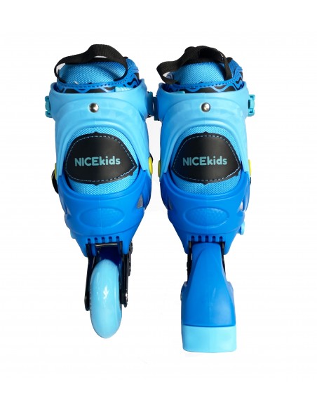 Zestaw Łyżworolki KASK ochraniacze wrotki 30-33