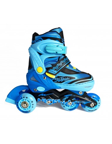 Zestaw Łyżworolki KASK ochraniacze wrotki 30-33