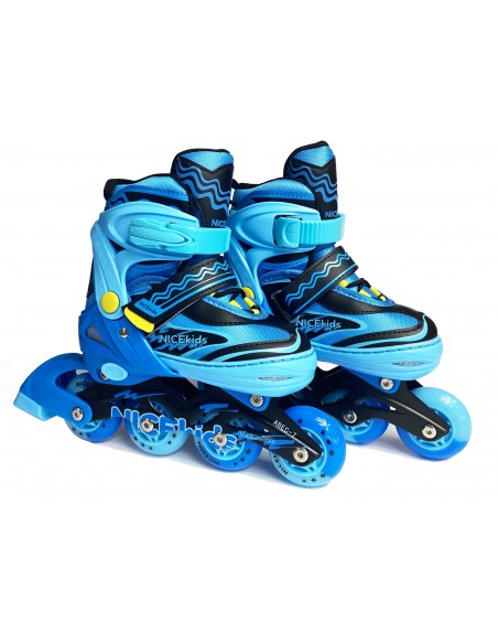 Zestaw Łyżworolki KASK ochraniacze wrotki 30-33