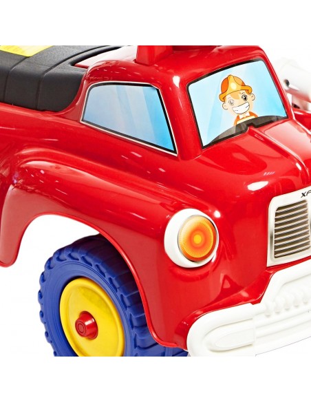 Jeździk STRAŻ POŻARNA chodzik pchacz czerwony