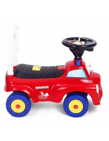 Jeździk STRAŻ POŻARNA chodzik pchacz czerwony