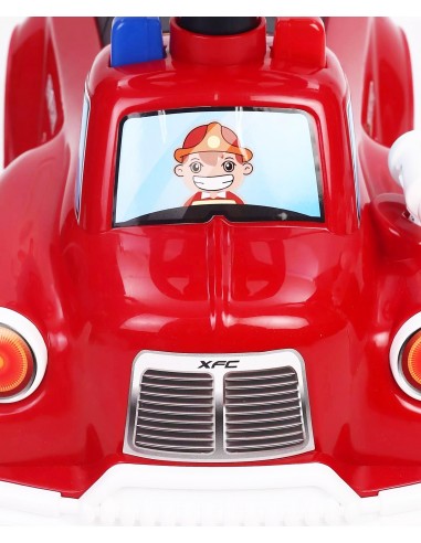 Jeździk STRAŻ POŻARNA chodzik pchacz czerwony