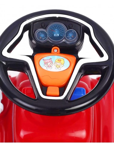 Jeździk STRAŻ POŻARNA chodzik pchacz czerwony