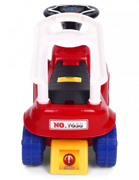 Jeździk STRAŻ POŻARNA chodzik pchacz czerwony