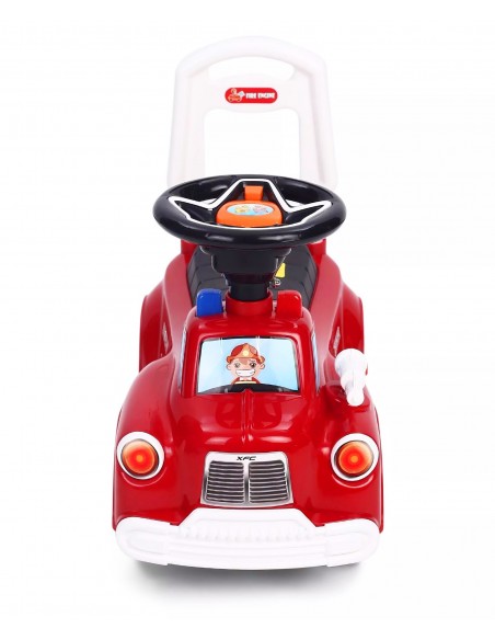 Jeździk STRAŻ POŻARNA chodzik pchacz czerwony