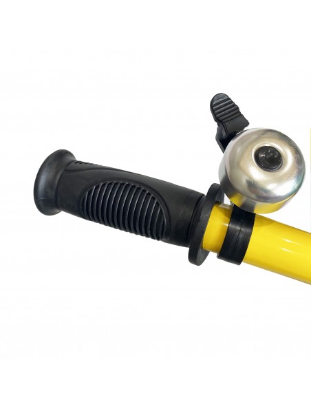 Rowerek biegowy pompowane koła 12' NICEkids CZARNO ŻÓŁTY 