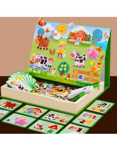 Skrzynka z magnesami Farma