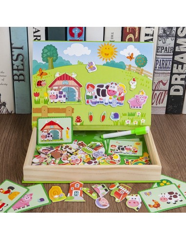 Skrzynka z magnesami Farma