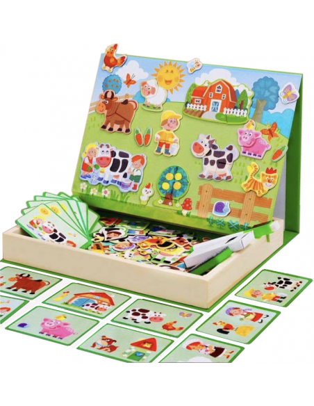 Skrzynka z magnesami Farma