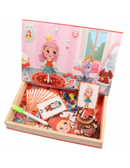 Skrzynka z magnesami Księżniczka