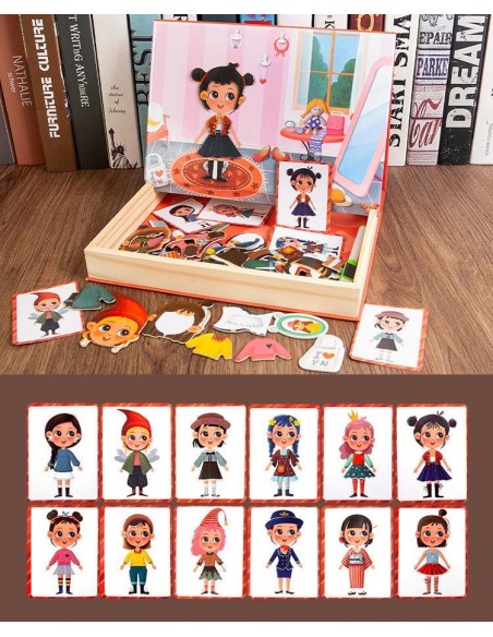 Skrzynka z magnesami Księżniczka