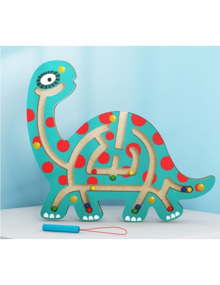Drewniany labirynt Apatozaurus