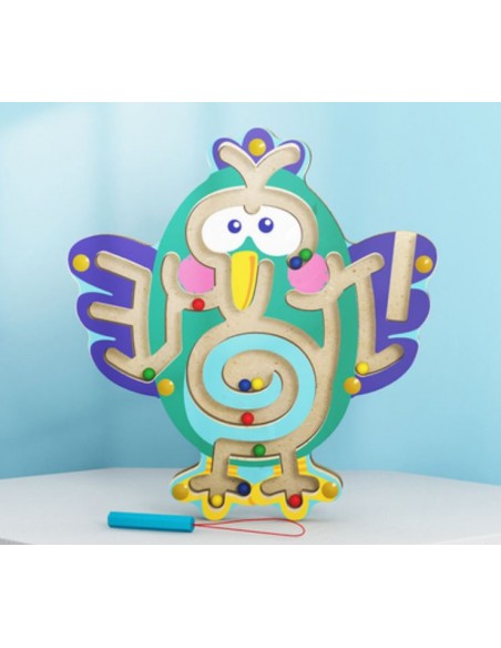 Drewniany labirynt Papuga