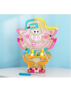 Drewniany labirynt Świnka 2