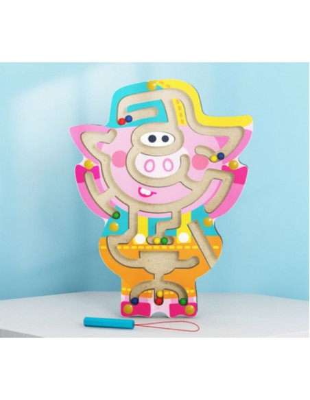 Drewniany labirynt Świnka