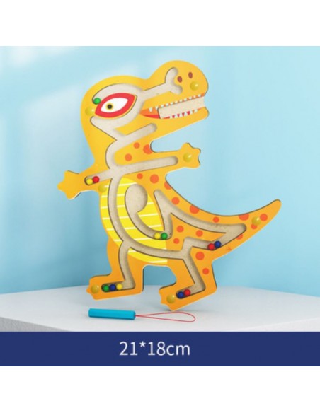 Drewniany labirynt T-Rex