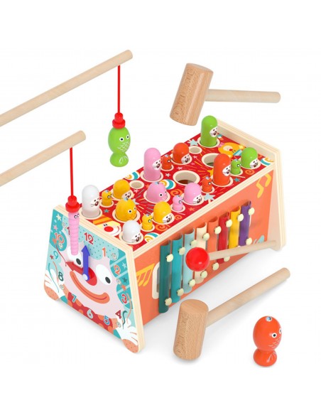 Wbijak drewniany 3w1