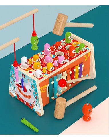 Wbijak drewniany 3w1