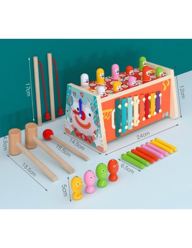 Wbijak drewniany 3w1