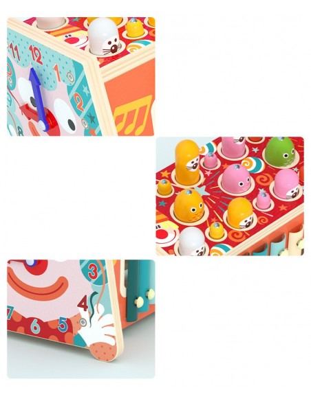 Wbijak drewniany 3w1