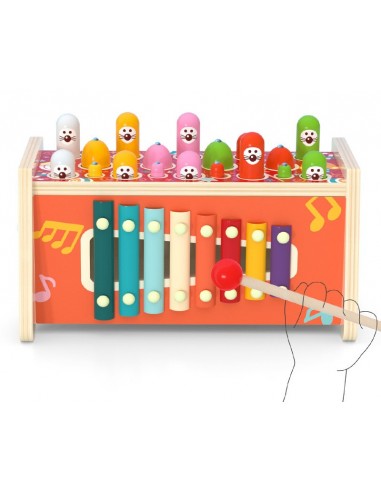 Wbijak drewniany 3w1