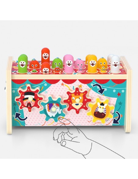 Wbijak drewniany 3w1