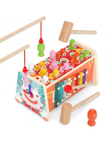 Wbijak drewniany 3w1