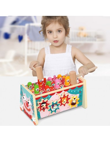 Wbijak drewniany 3w1