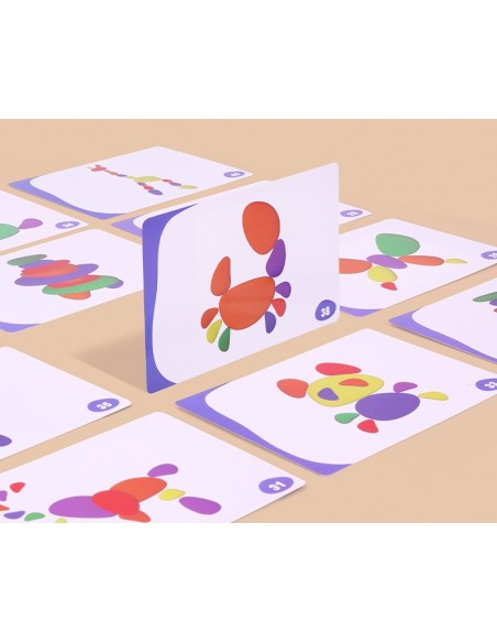 Drewniane klocki kamienie