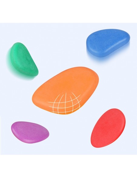 Drewniane klocki kamienie