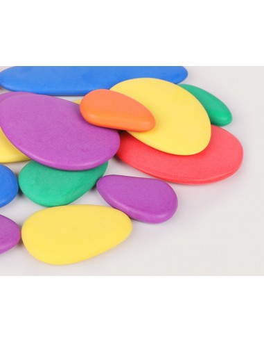 Drewniane klocki kamienie