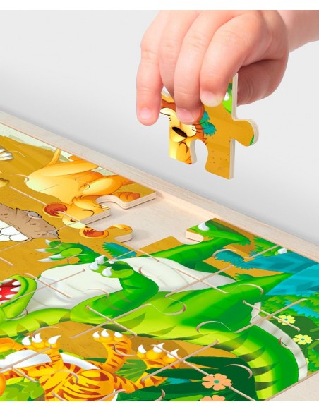 Puzzle drewniane "Pod wodą"