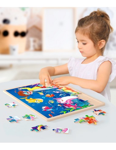 Puzzle drewniane "Pod wodą"