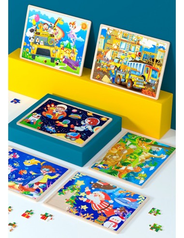 Puzzle drewniane "Pod wodą"