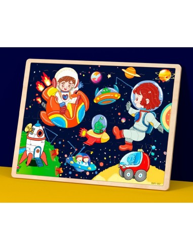 Puzzle drewniane "Kosmos"