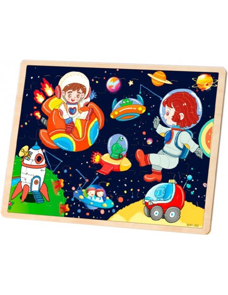 Puzzle drewniane "Kosmos"