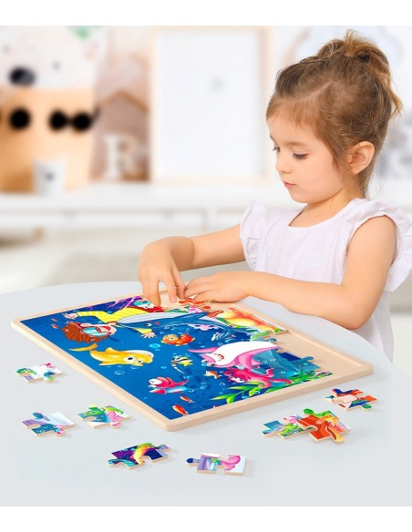 Puzzle drewniane "Kosmos"