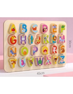 Układanka drewniana Alfabet 2