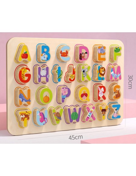 Układanka drewniana Alfabet