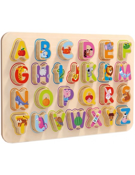 Układanka drewniana Alfabet