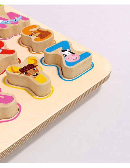 Układanka drewniana Alfabet