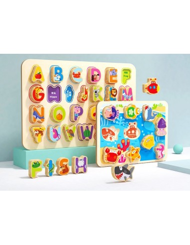 Układanka drewniana Alfabet