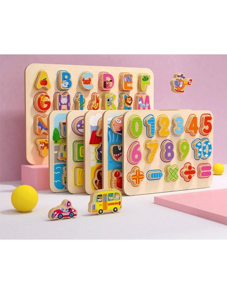 Układanka drewniana Alfabet